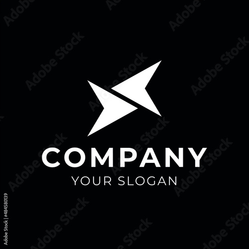 Minimalist, Clean, Company Logo Symbolt Vector