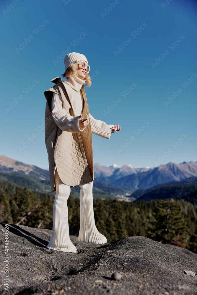 woman fashion clothes mountains landscape nature landscape woman fashion clothes mountains landscape nature landscape