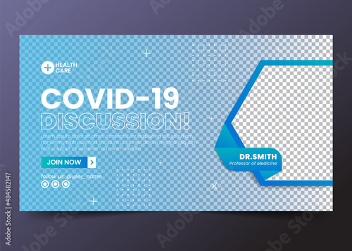 Medical Healthcare Clinic Youtube Thumbnail and Web Banner Design vector Premium Template (ID: 484582147)
