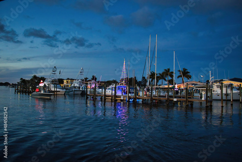 Christmas boat parade in Melbourne Florida © L. Paul Mann