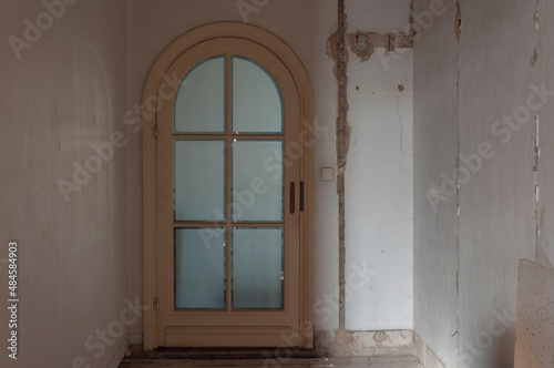 Old haunted abandoned mansion in Poland