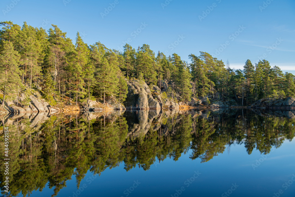 View of The Lake Matildanjarvi, Teijo National Park, Finland View of The Lake Matildanjarvi, Teijo National Park, Finland