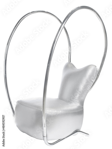 Fauteuil argent
