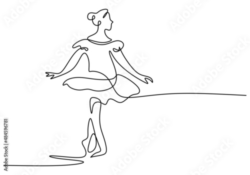 One continuous single line ...