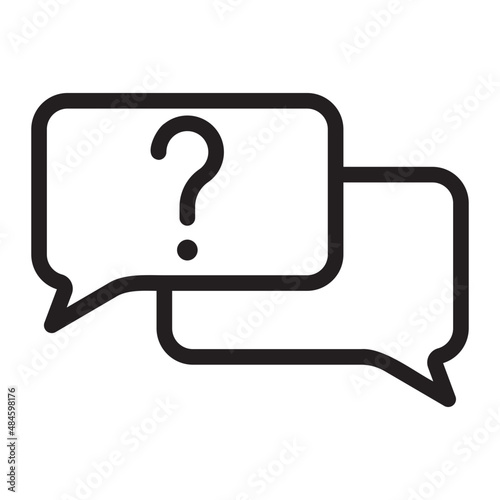 faq line icon