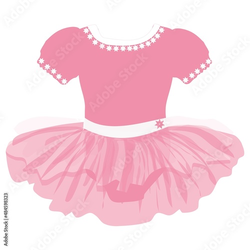 vector image of a children's ballet tutu dress