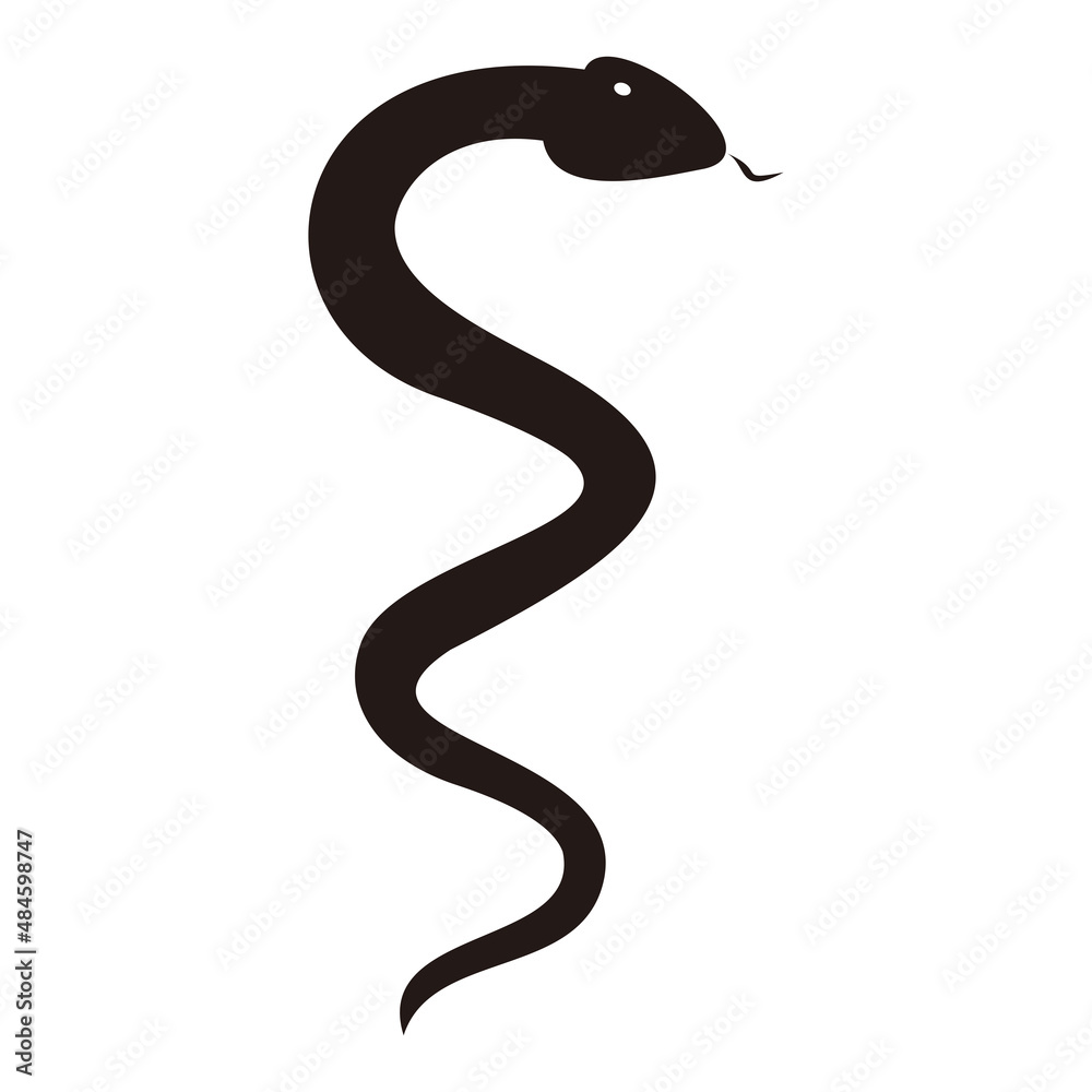 snake icon vector illustration sign snake icon vector illustration sign