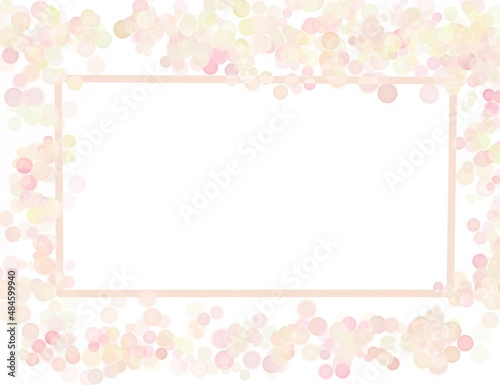 Wallpaper Mural Frame with a white background to introduce words or phrases, surrounded by concentric circles in light colors.Perfect design for headlines, sale banner, wallpapers and design elements Torontodigital.ca