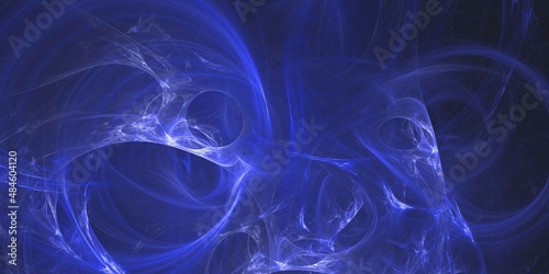 3D rendering abstract multicolor fractal background