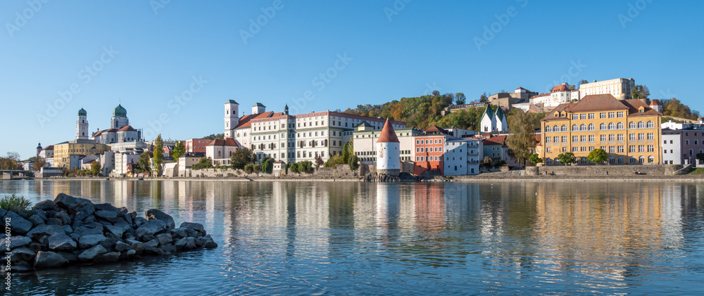 Panorama der Stadt Passau in Niederbayern