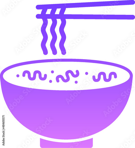 Chinese Food Glyph Gradient