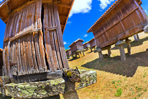 A Merca HÃ³rreos Set, Canastros of A Merca, Traditional Larder, A Merca, Terra de Celanova, Orense, Galicia, Spain, Europe photo