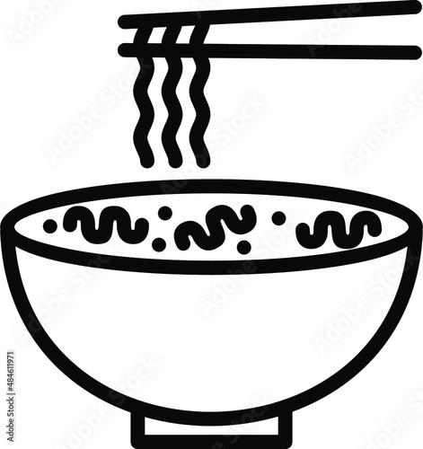 Chinese Food Line Icon
