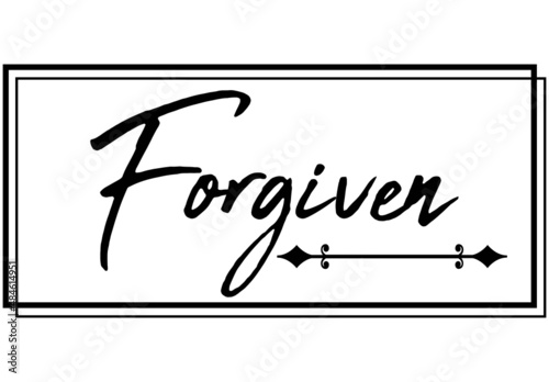 Forgiven, the believer in Christ