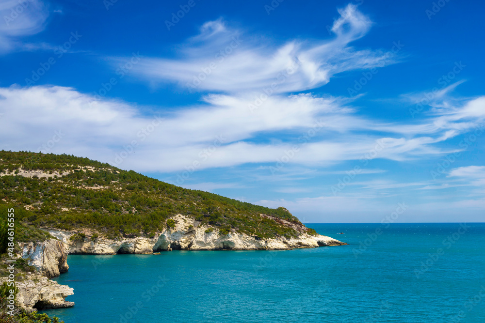 Fototapeta premium Coast of Vieste, Gargano, Apulia, Italy