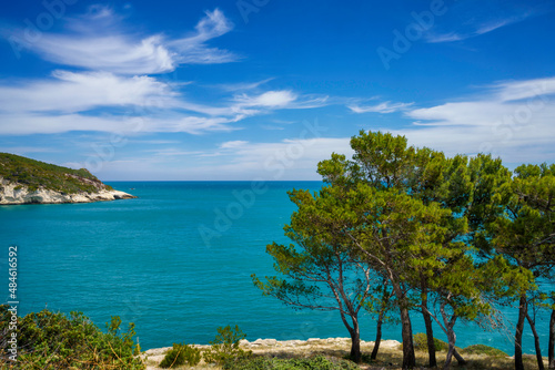 Coast of Vieste  Gargano  Apulia  Italy