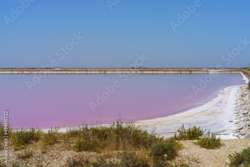 Salt flats at Margherita di Savoia, Apulia, Italy