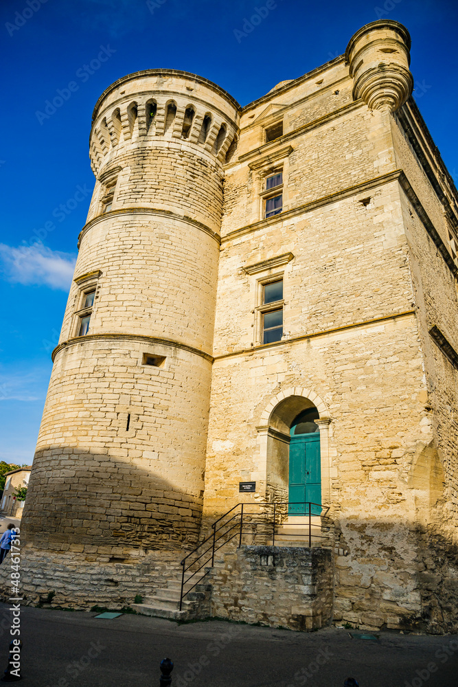 Old castle of the medieval village of Gordes, in Provence, France