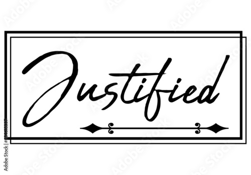 Justified, the believer in Christ