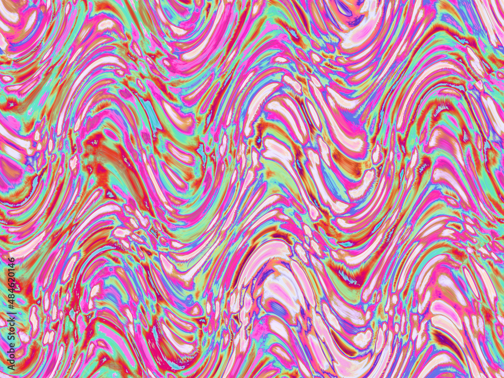 color wavy textured surface, abstract background mixed in colorful.