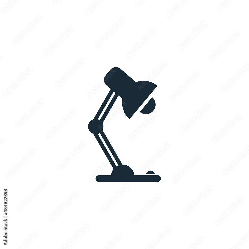 Desktop Lamp Icon Design Template Elements Desktop Lamp Icon Design Template Elements