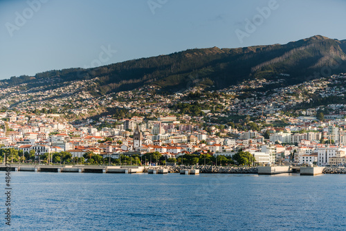 Funchal city at Madeira island  Portugal