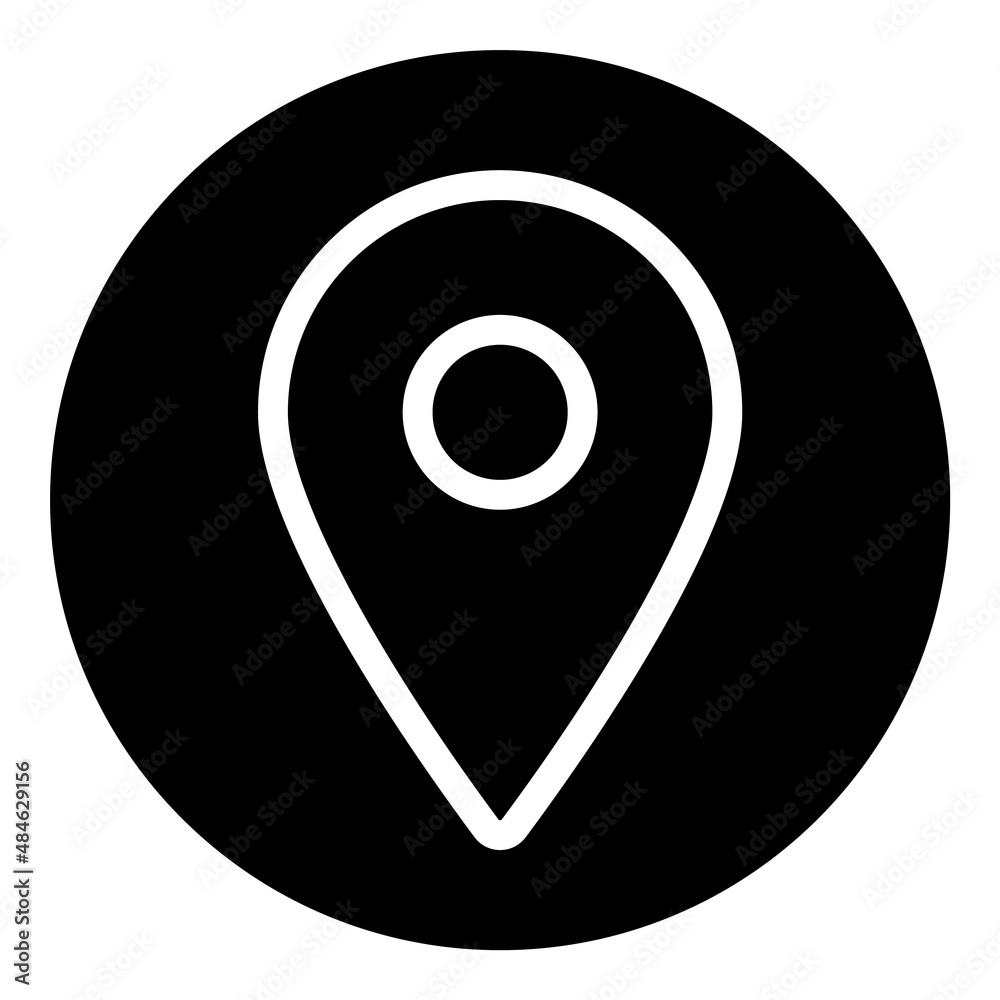 Location Flat Icon Isolated On White Background Location Flat Icon Isolated On White Background