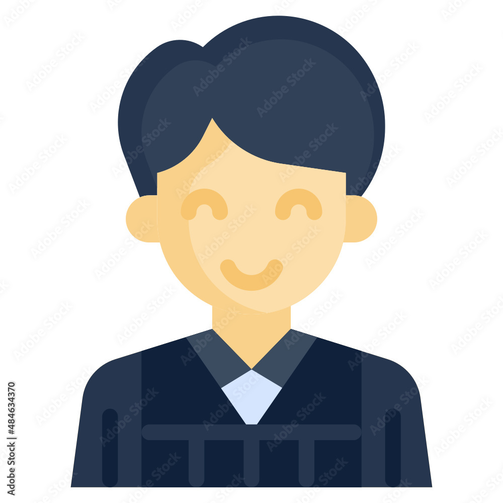 JUDGE flat icon,linear,outline,graphic,illustration JUDGE flat icon,linear,outline,graphic,illustration