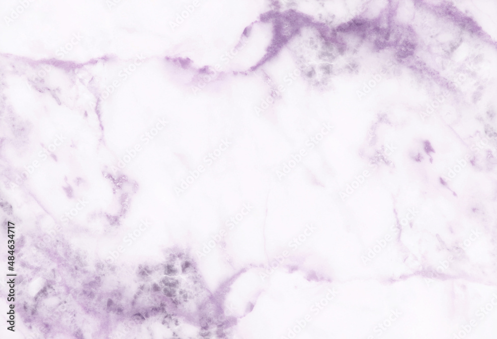 Purple pastel marble seamless glitter texture background, counter top view of tile stone floor in natural pattern.