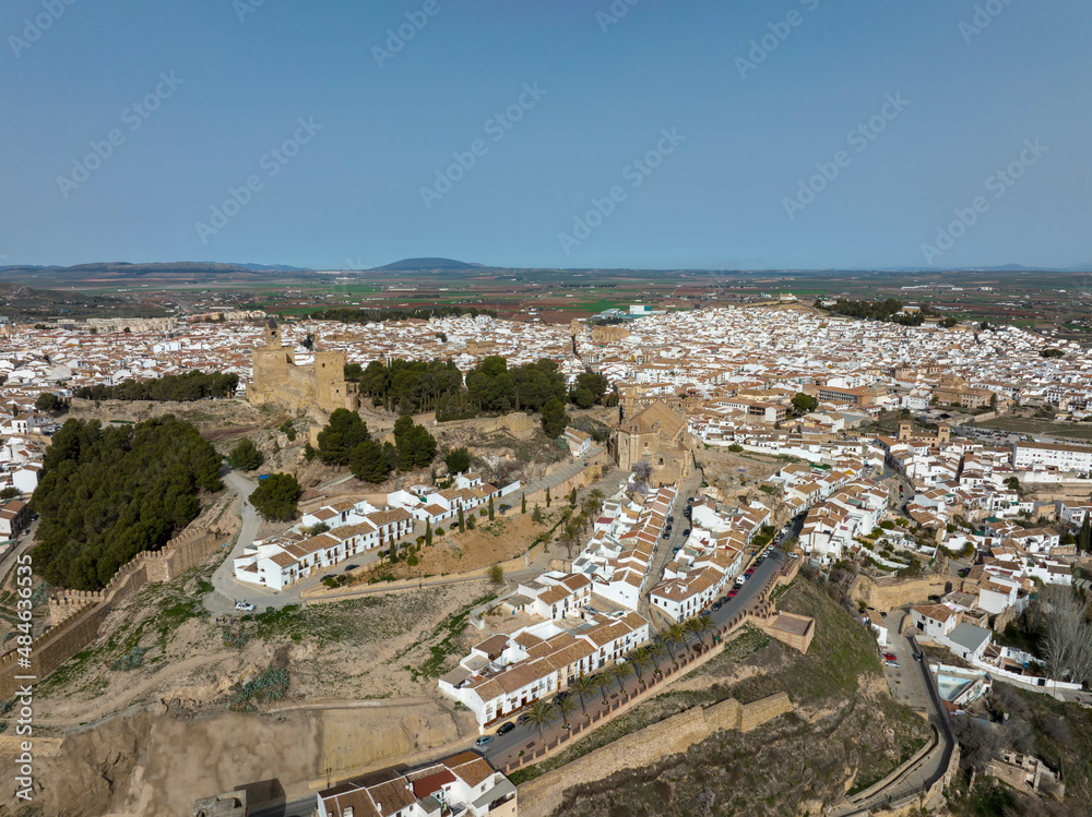 vistas del municipio de Antequera en la provincia de Málaga, Andalucía