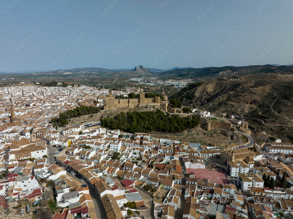 Naklejka premium vistas del municipio de Antequera en la provincia de Málaga, Andalucía