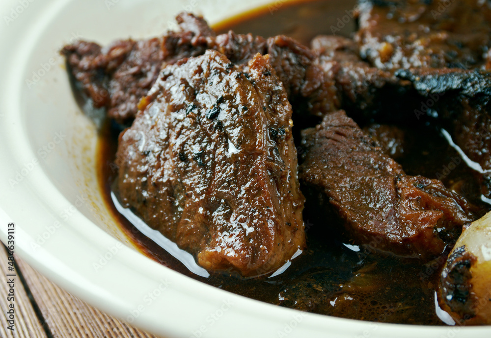 Jamaican Oxtail with Broad Beans