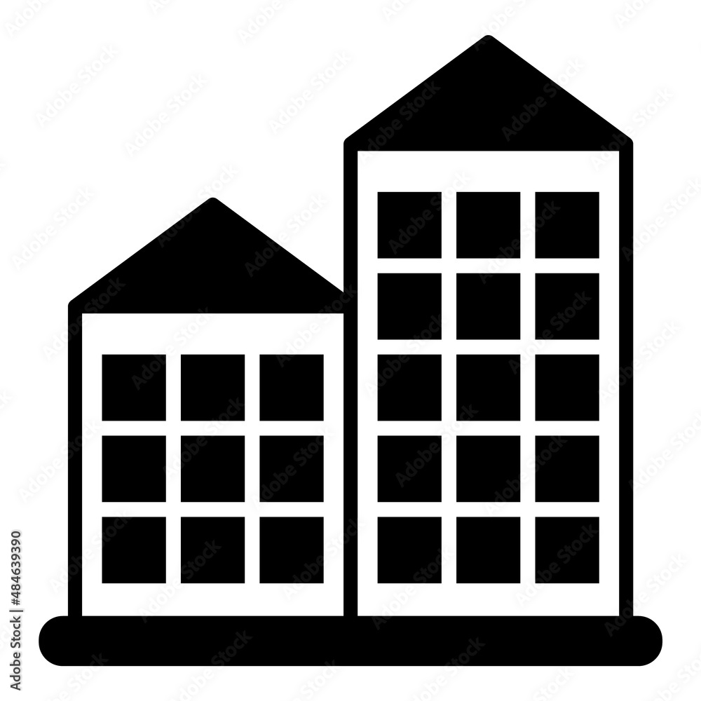House Flat Icon Isolated On White Background House Flat Icon Isolated On White Background