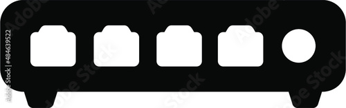 Network Switch Glyph Icon