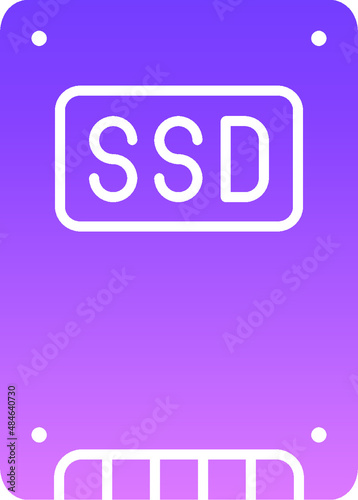 SSD Glyph Gradient Icon