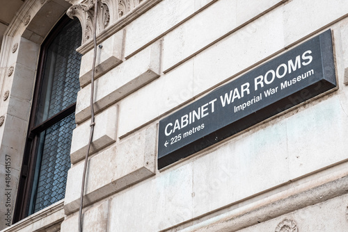 Vászonkép Cabinet War Room, London