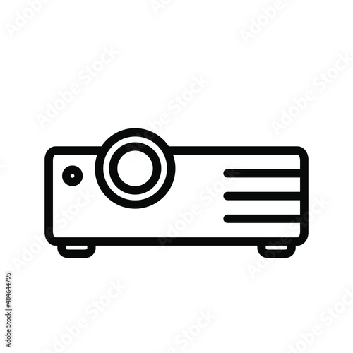 Projector Glyph Icon