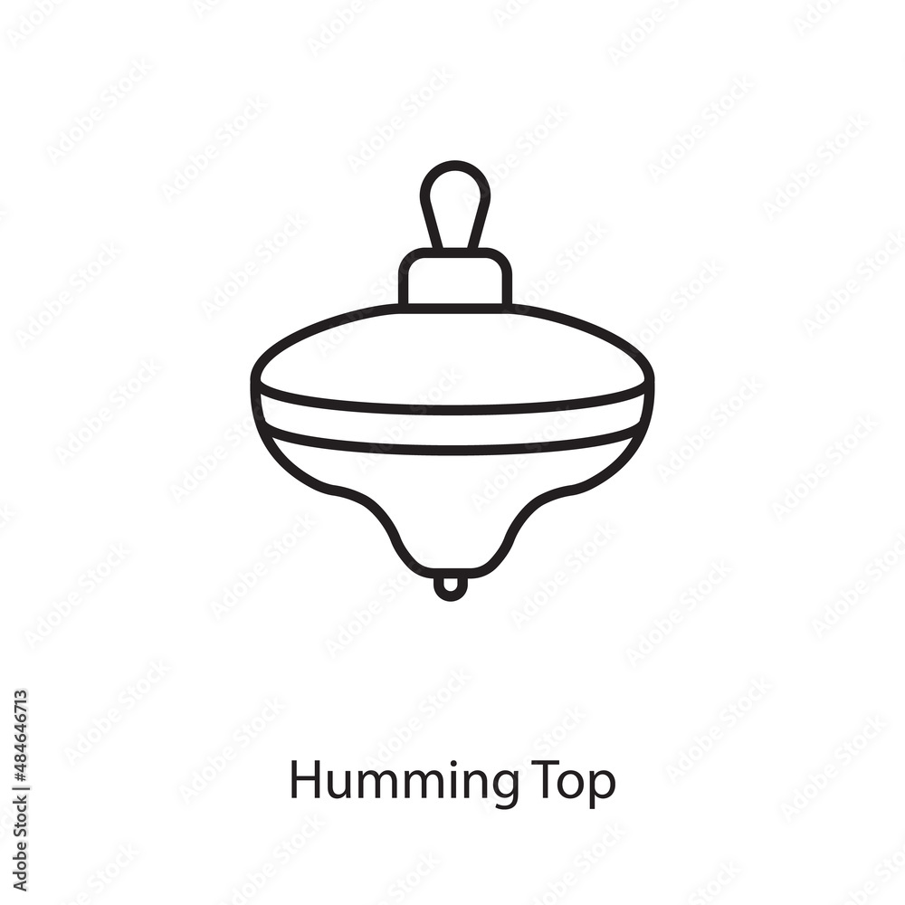 Obraz premium Humming Top icon in vector. Logotype
