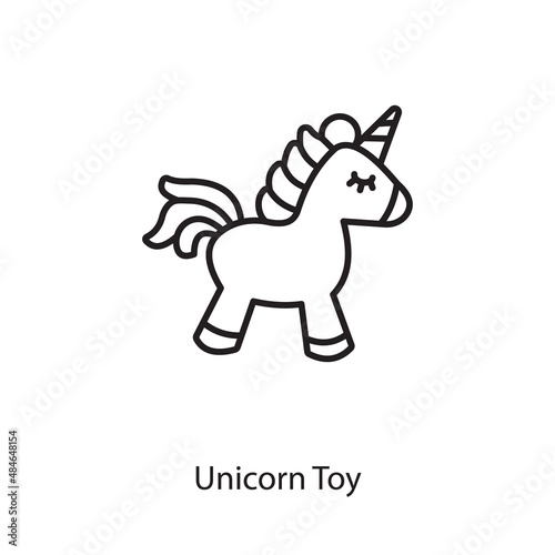 Unicorn Toy icon in vector. Logotype