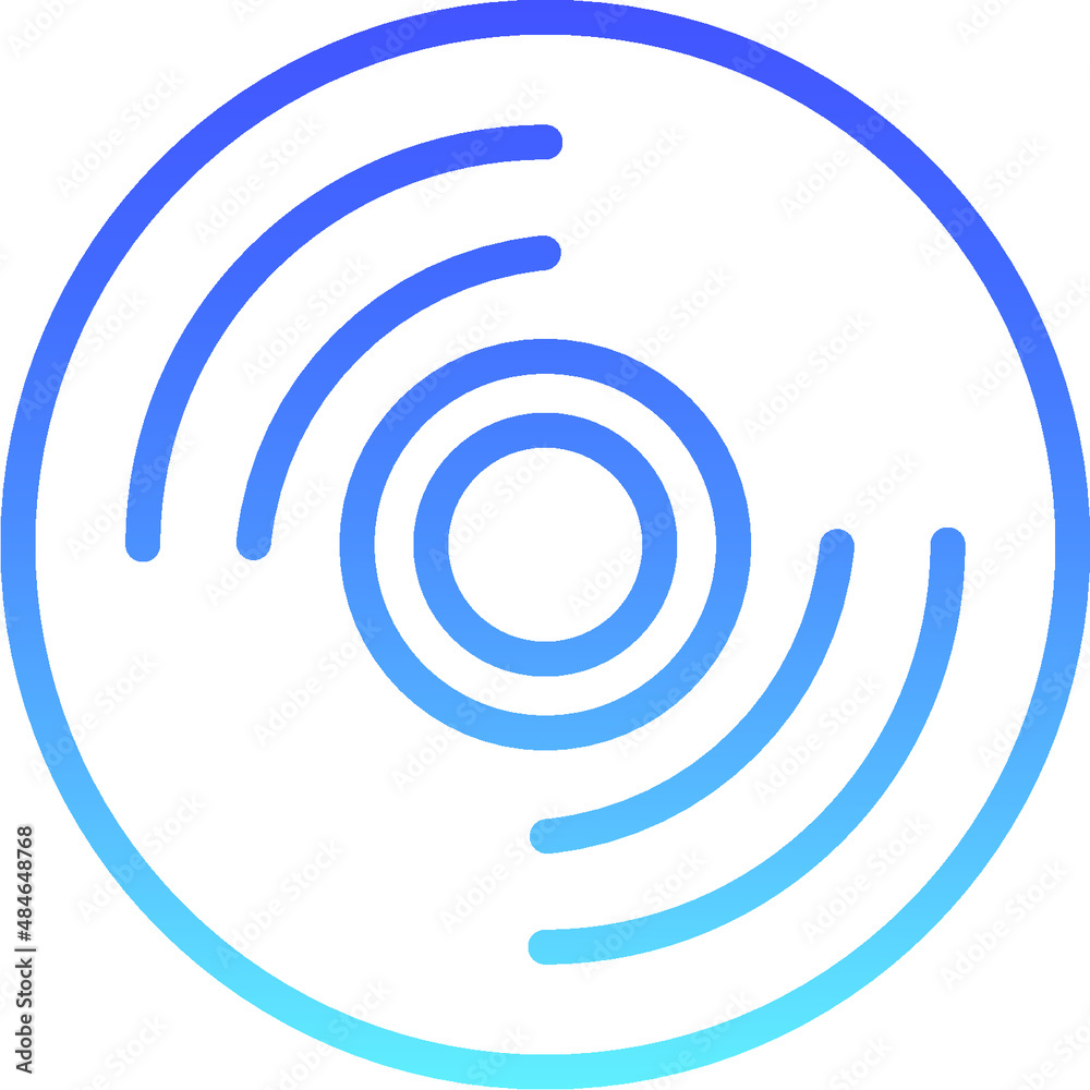 Disk Glyph Icon Disk Glyph Icon