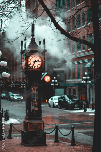 Gastown Steam Clock Vancouver, British Columbia A working steam clock, one of only a few in world photo
