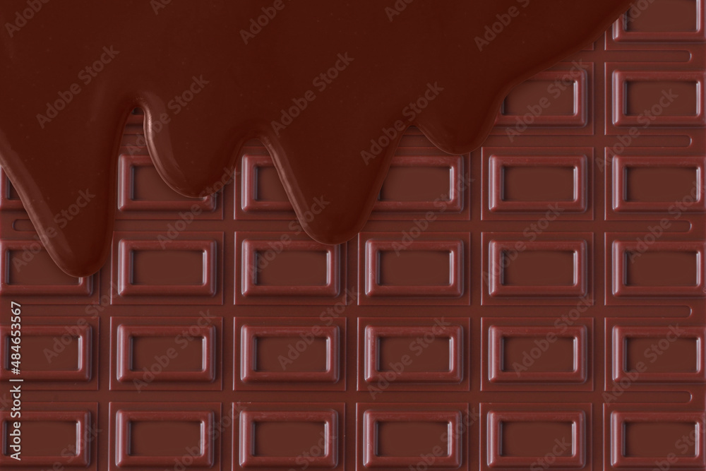 とろとろチョコレートの背景