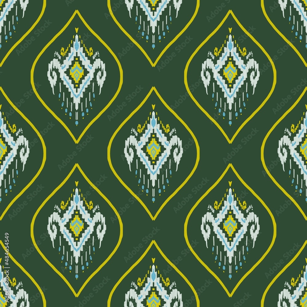 seamless damask pattern