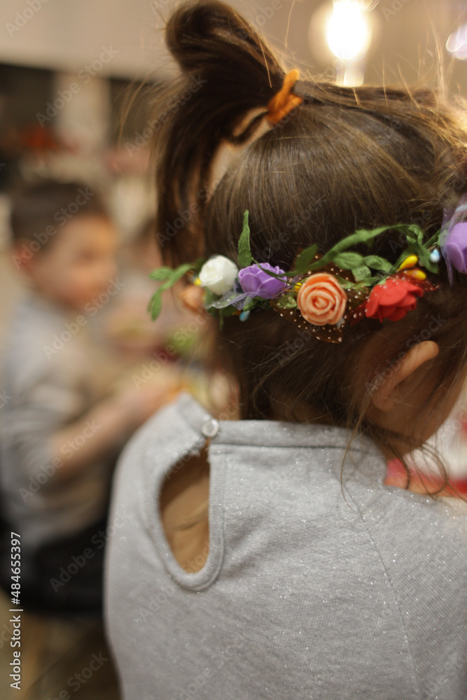 Naklejka premium hairstyle
