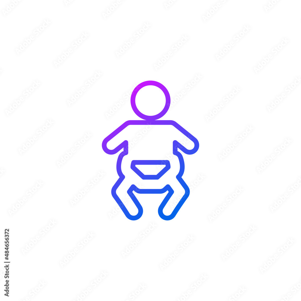 Baby sign icon Baby sign icon