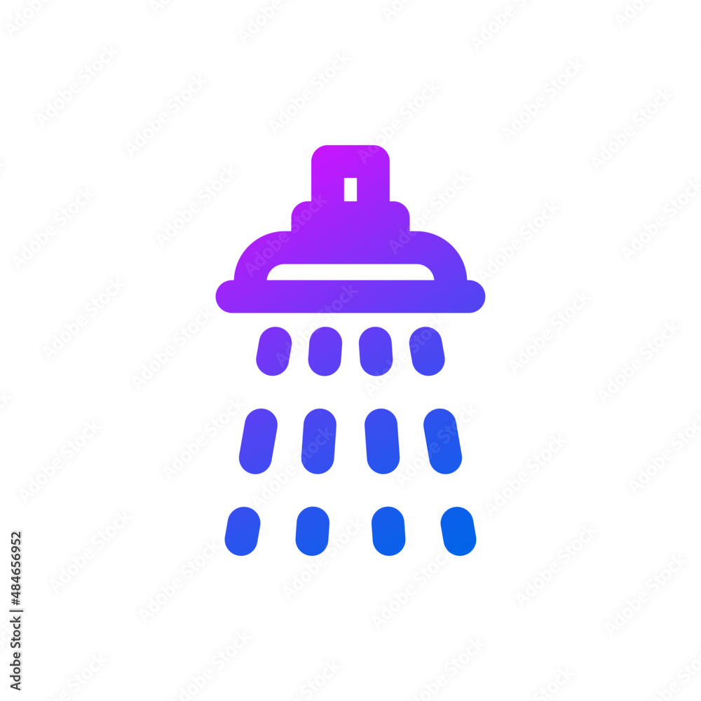 Fototapeta premium Shower sign icon