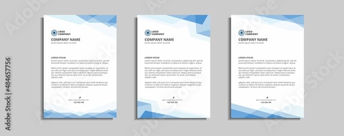 modern corporate letterhead template design