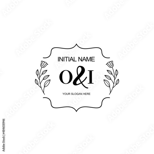 OI Beautiful elegant logos or wedding monograms collection	
