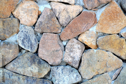 Old concrete wall texture background. Natural wallpaper. Pattern for decoration. Abstract background. Retro color effect. Vintage old stone wall, great design for any purposes. 