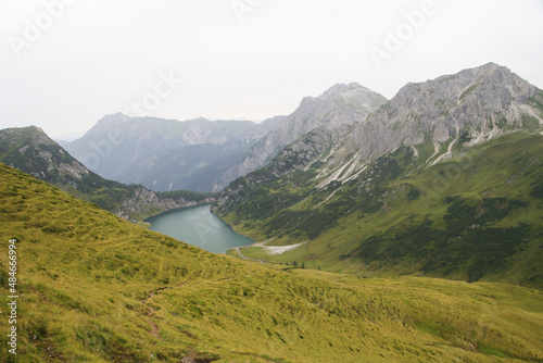 Panorama of Tappenkarsee valley  Austria